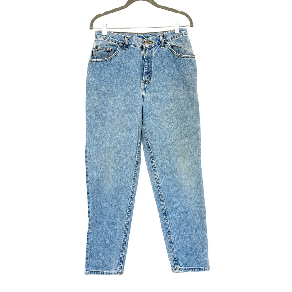 VTG CHIC Jeans Women's Sz 28 High Waist Straight Leg‎ Blue Denim 90s Mom Jeans